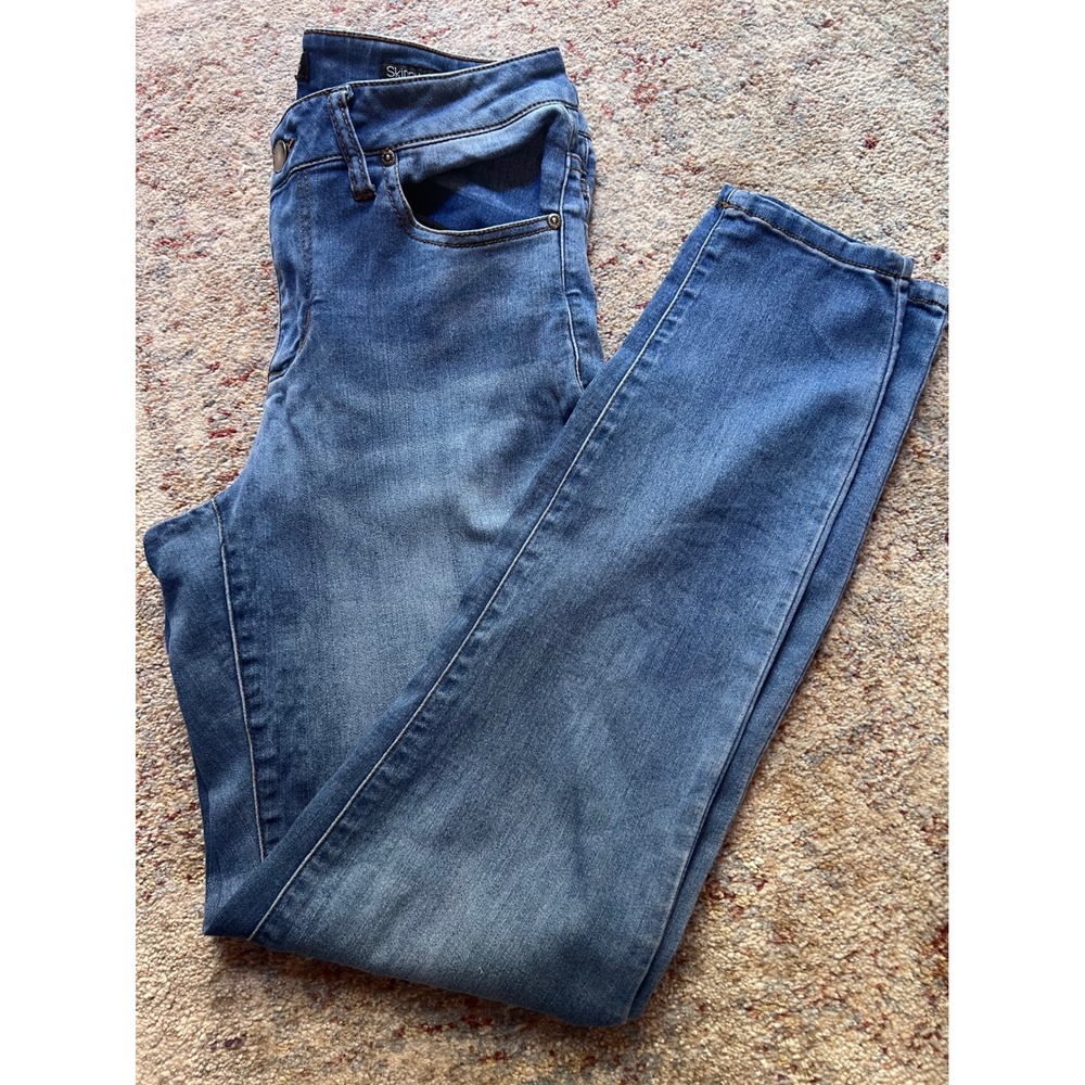 Needle & Cloth Womens Skinny Ankle Jeans Medium Wash Blue Size 4 Stretch Denim‎